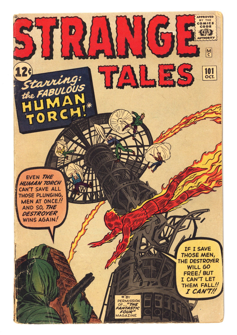 Strange Tales Vol 1 101 GD+ (2.5) (1962) 