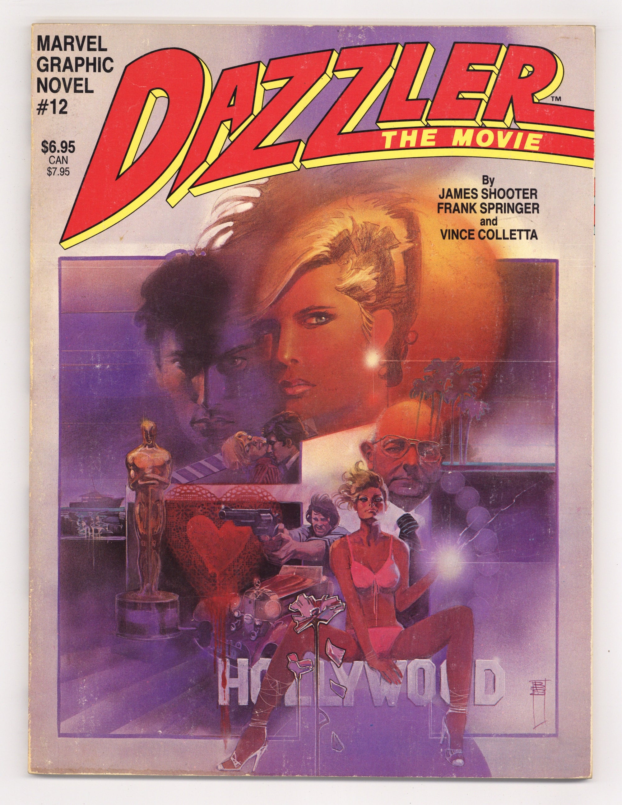 Marvel Graphic Novel 12 Low Grade Dazzler: The Movie (1984) 