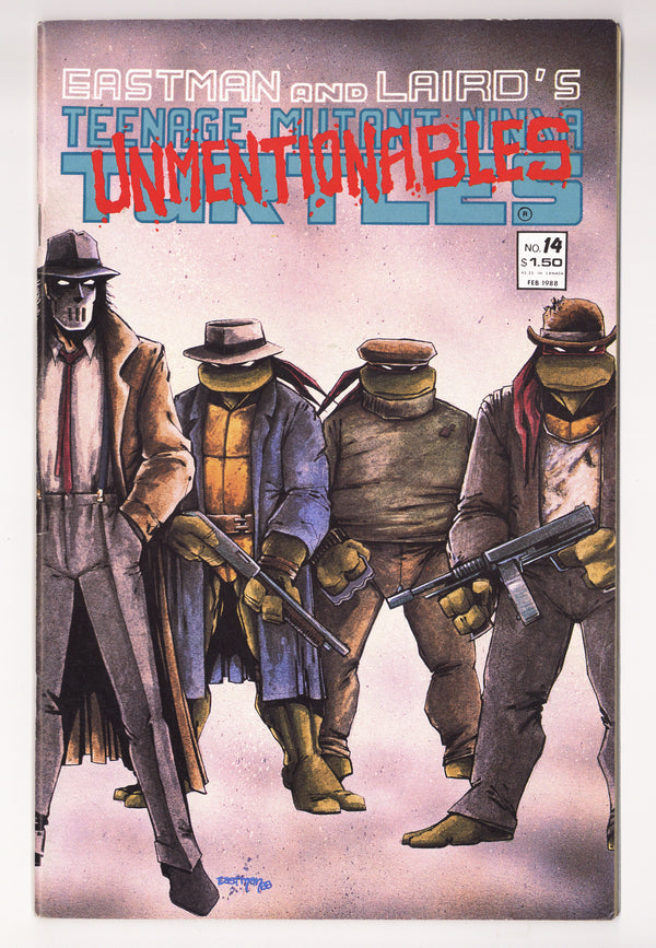Teenage Mutant Ninja Turtles Vol 1 14 VF- (7.5) (1988)