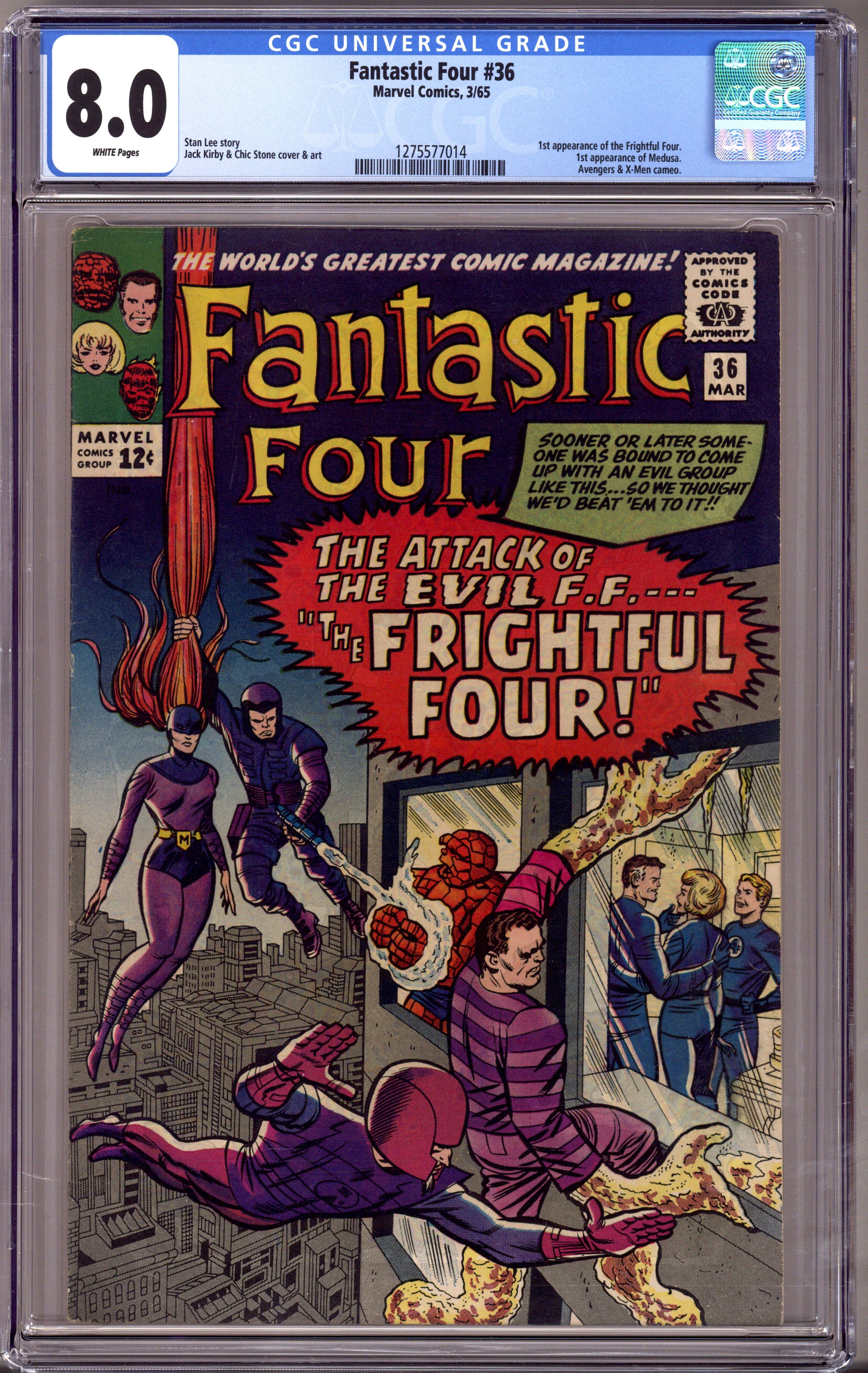 Fantastic Four Vol 1 36 CGC 8.0 (VF) (1965) 