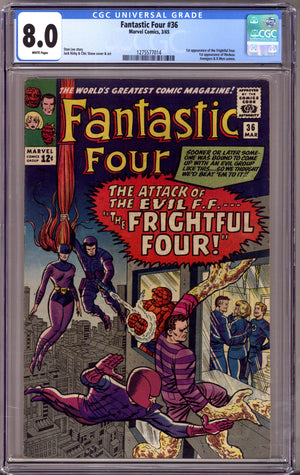 Fantastic Four Vol 1 36 CGC 8.0 (VF) (1965)