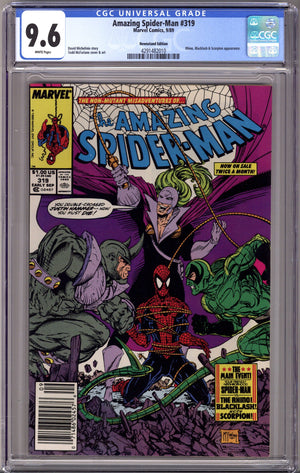 The Amazing Spider-Man Vol 1 319 CGC 9.6 (NM+) (1989) Newsstand