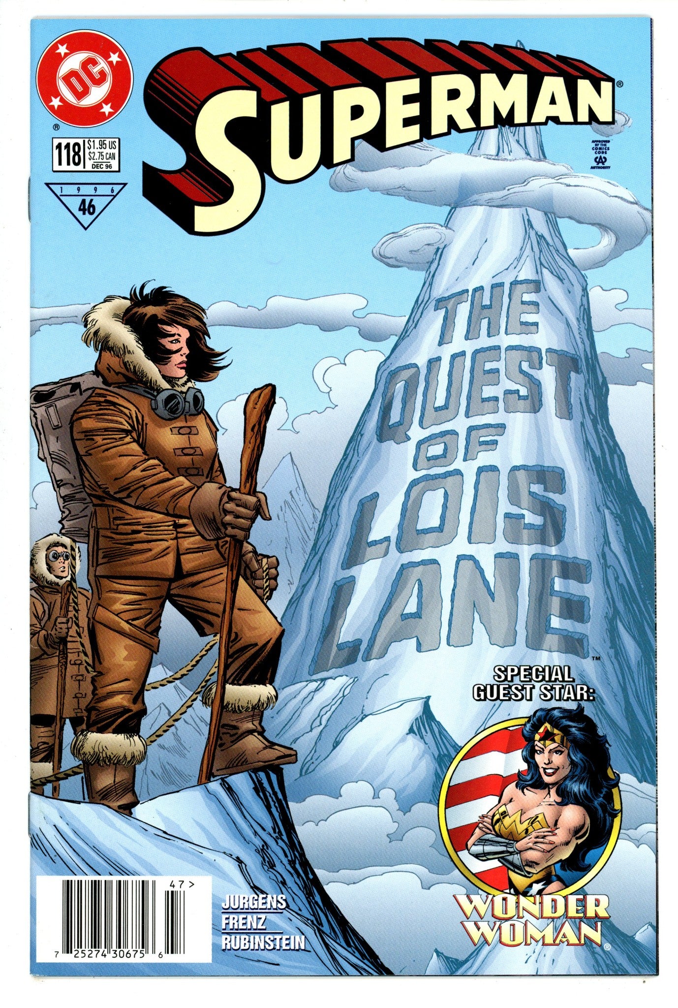 Superman Vol 2 118 VF/NM (9.0) (1996) Newsstand 