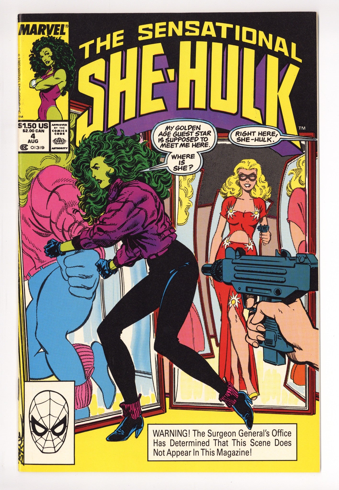 The Sensational She-Hulk Vol 1 4 High Grade (1989) 
