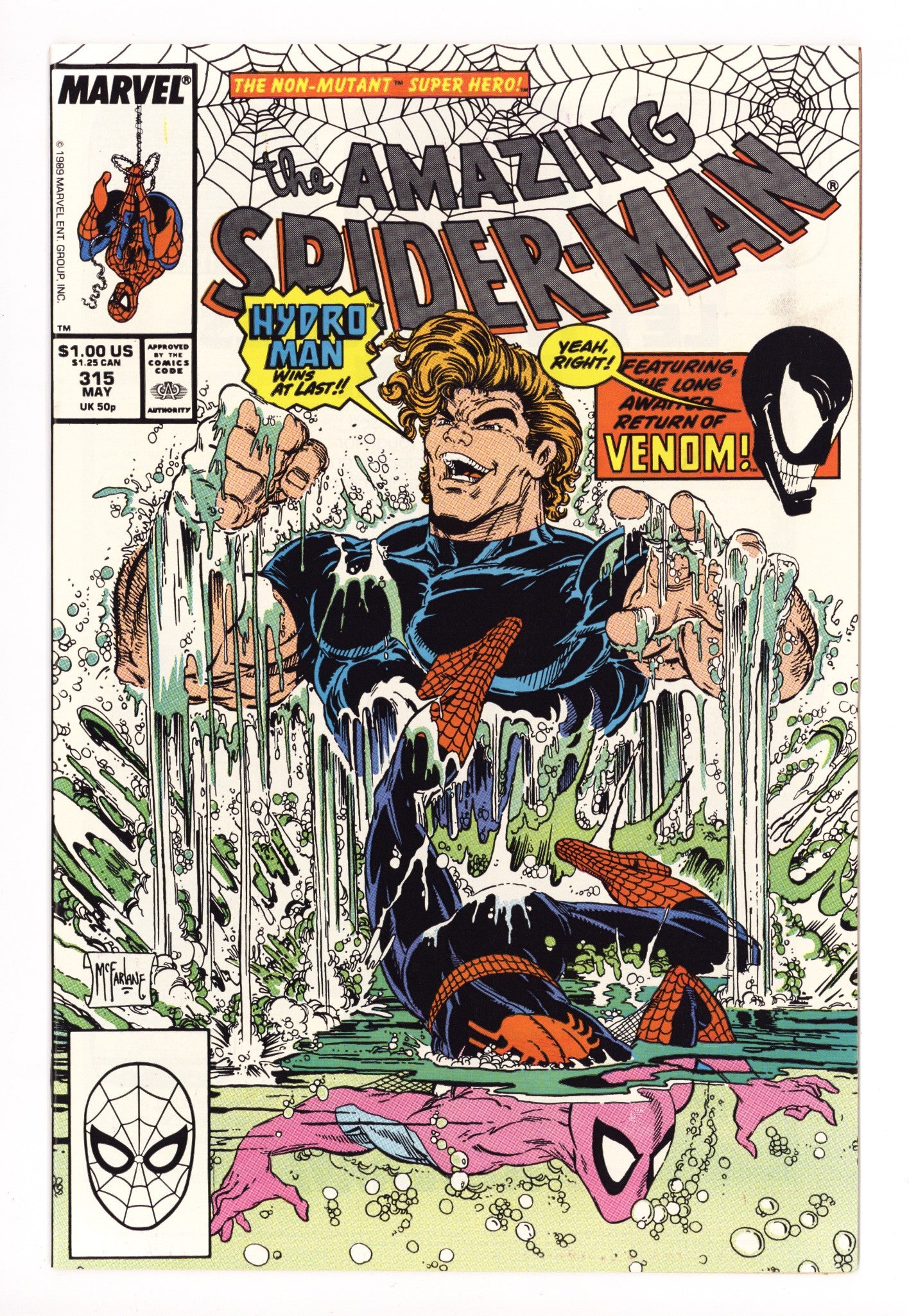 The Amazing Spider-Man Vol 1 315 NM- (9.2) (1989) 