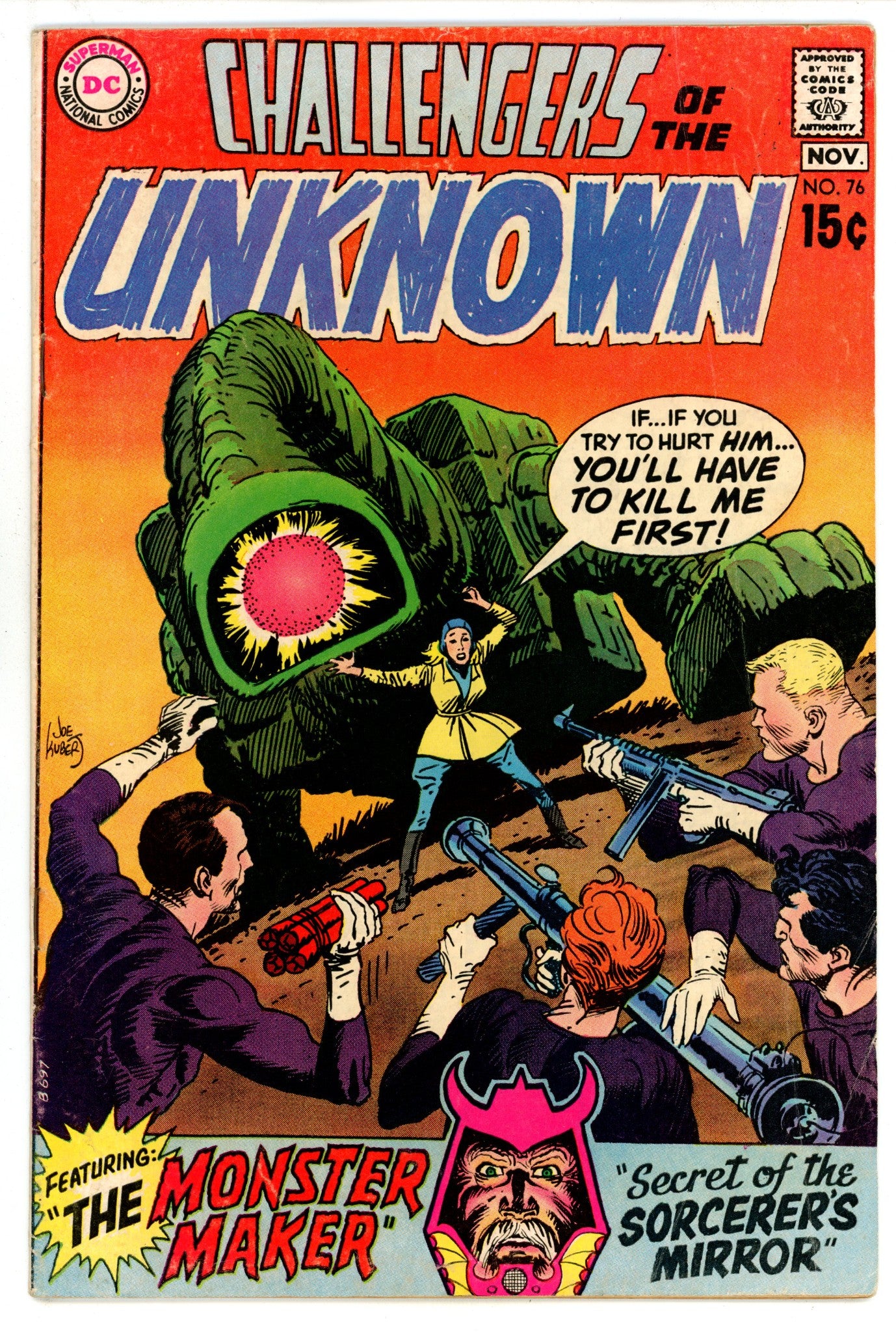 Challengers of the Unknown Vol 1 76 VG+ (4.5) (1970) 