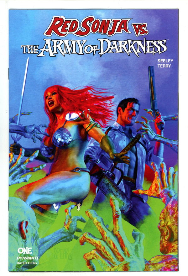 Red Sonja Vs Army Of Darkness 1 Spears Variant (1900)
