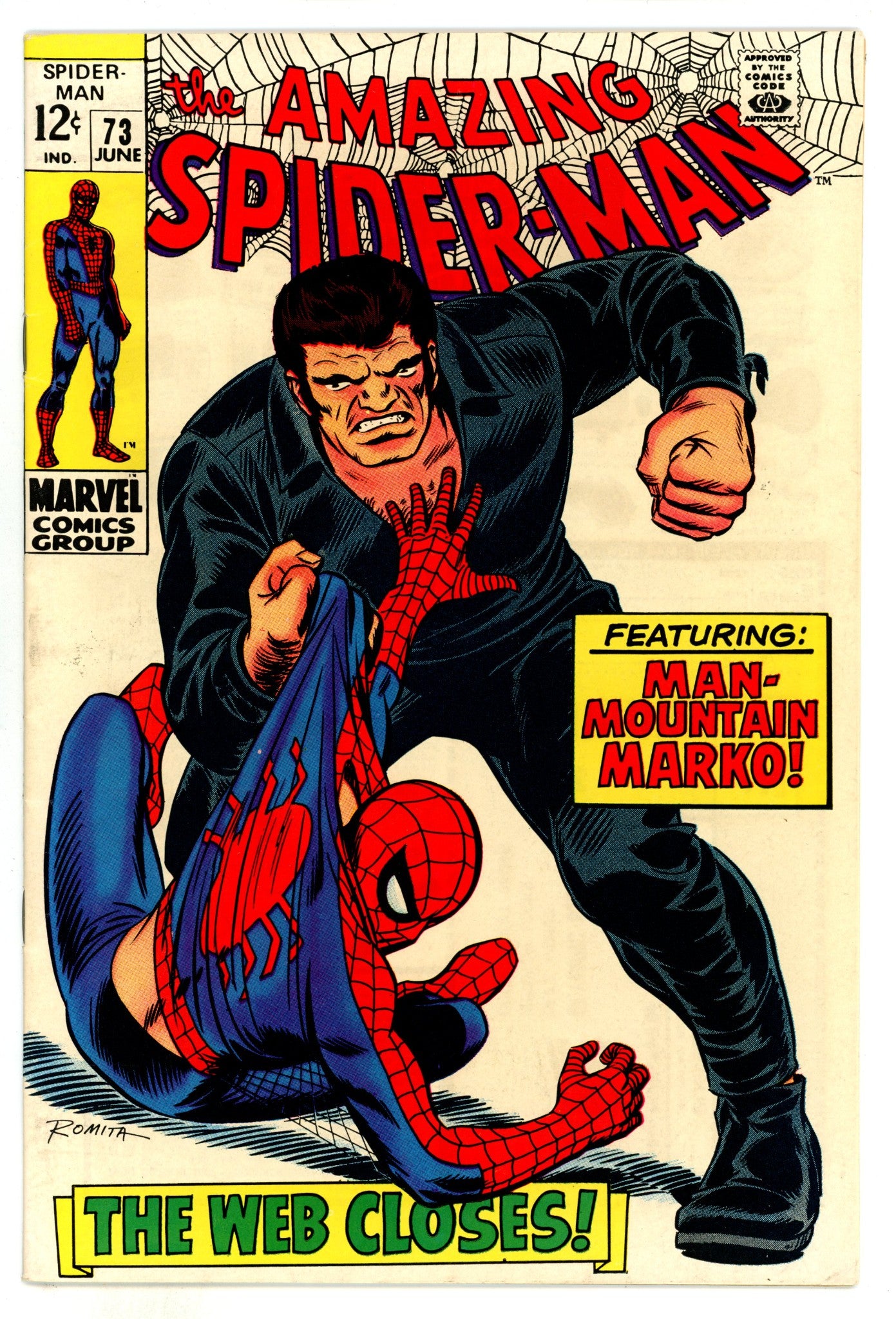 The Amazing Spider-Man Vol 1 73 VF (8.0) (1969) 