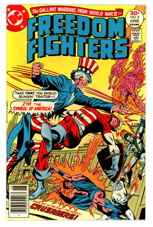 Freedom Fighters Vol 1 8  VF/NM (9.0)  (1977)   