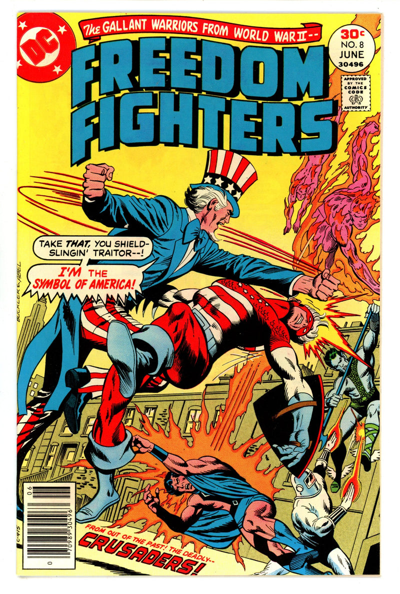 Freedom Fighters Vol 1 8  VF/NM (9.0)  (1977)   