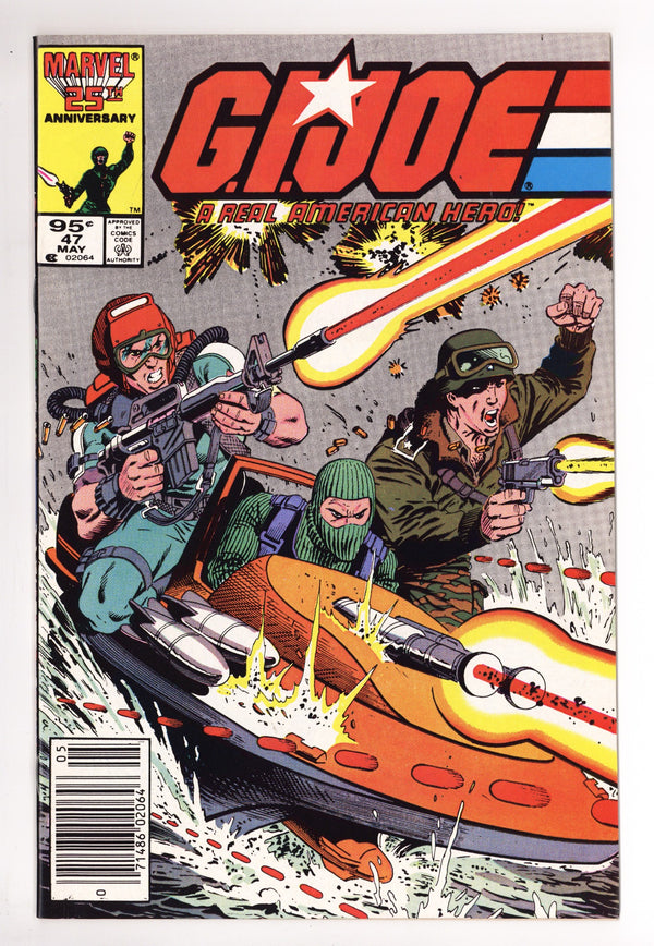 G.I. Joe, A Real American Hero 47 NM- (9.2) (1986) Canadian Price Variant