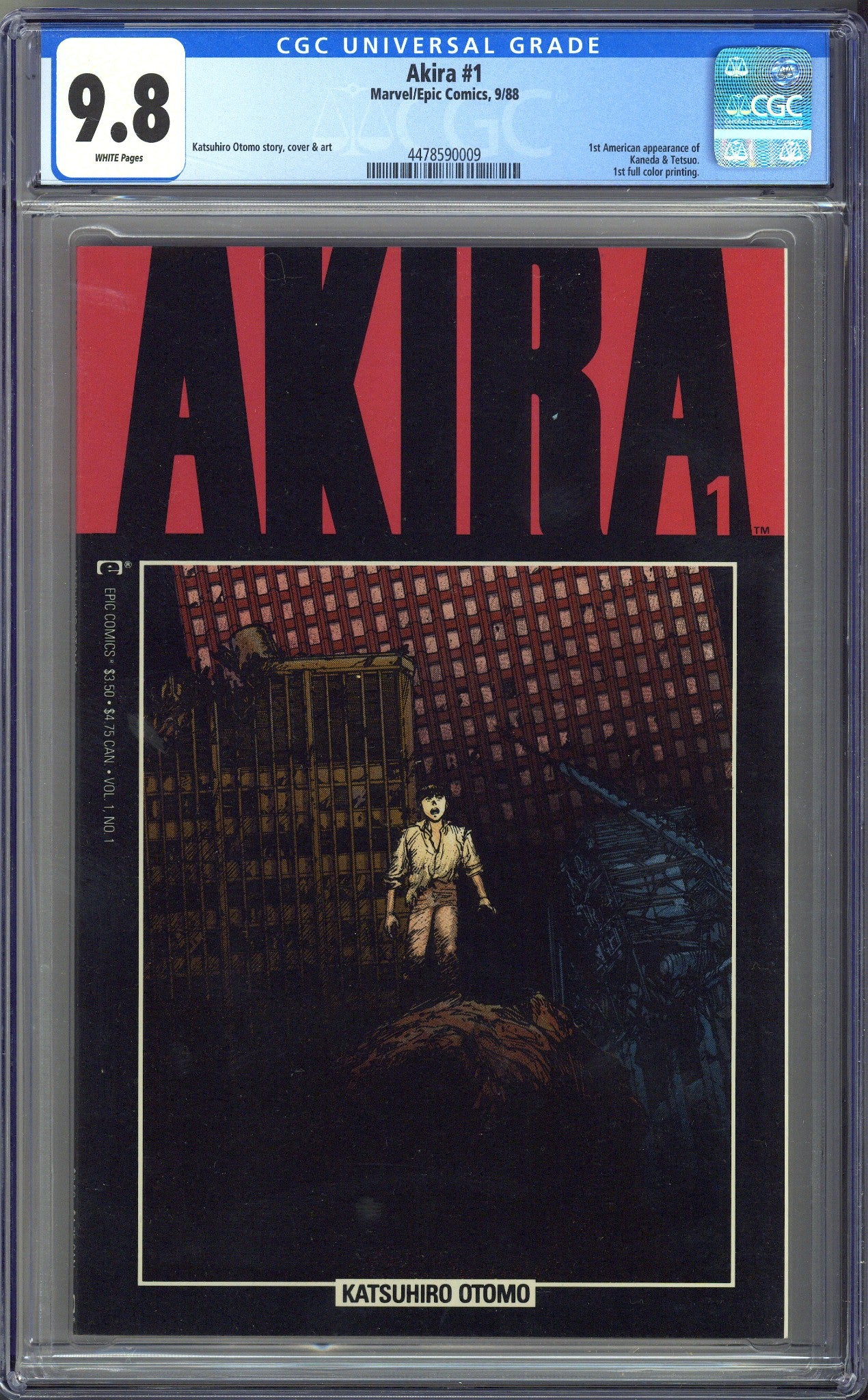Akira 1 CGC 9.8 (NM/M) (1988) 