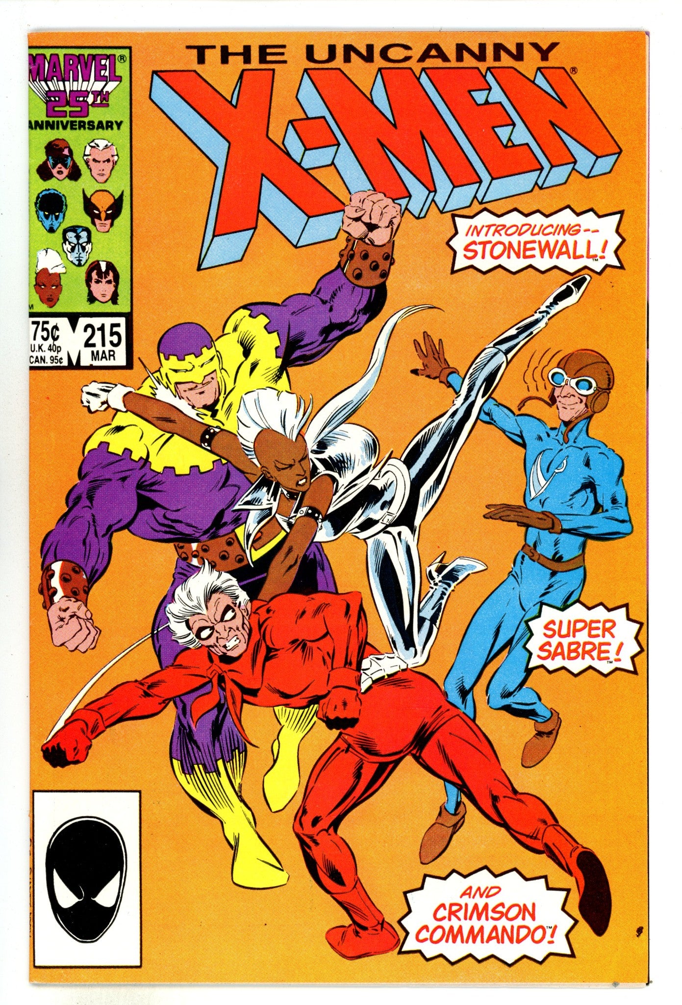 The Uncanny X-Men Vol 1 215 Mid Grade (1987) 