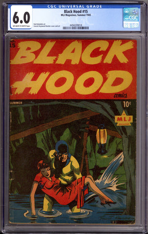 Black Hood Comics 15 CGC 6.0 (FN) (1945)