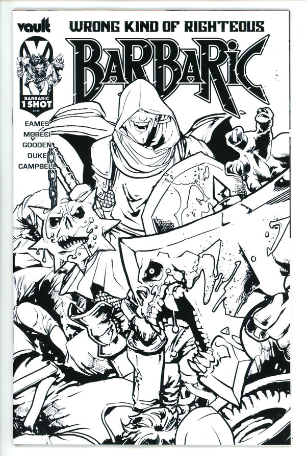 Barbaric Wrong Kind Of Righteous 1 Gooden B&W Incentive Variant NM- (2023)