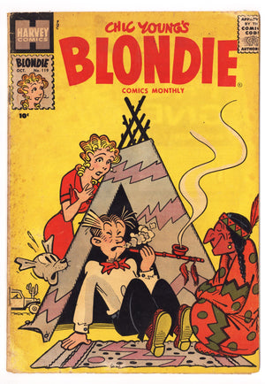 Blondie Comics Monthly 119 VG- (3.5) (1958) 