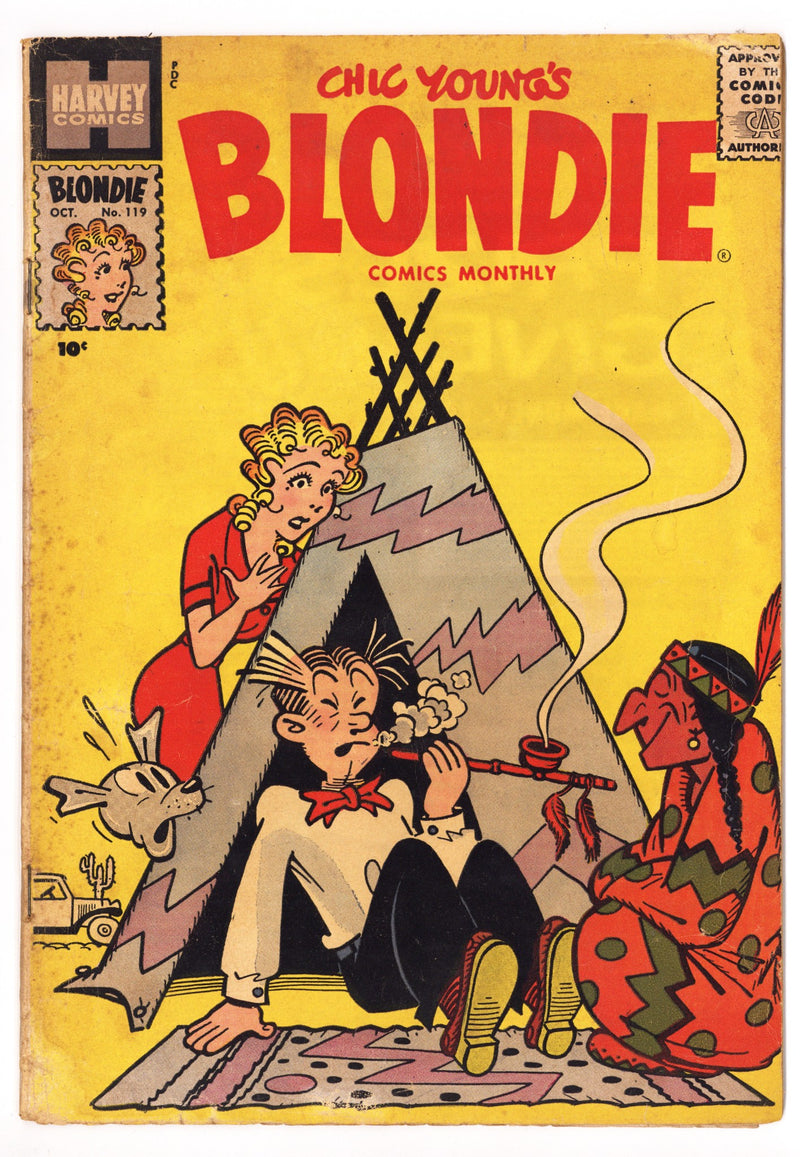 Blondie Comics Monthly 119 VG- (3.5) (1958) 