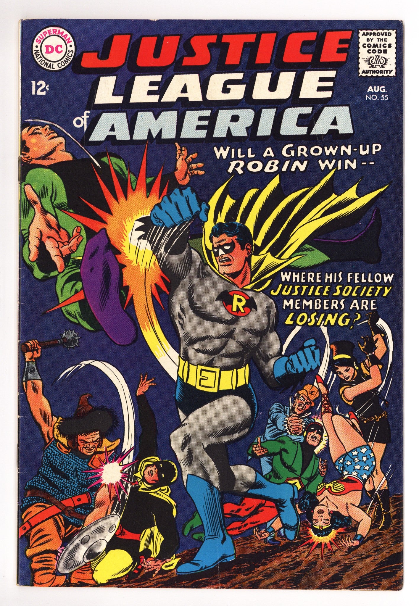 Justice League of America Vol 1 55 FN (6.0) (1967) 