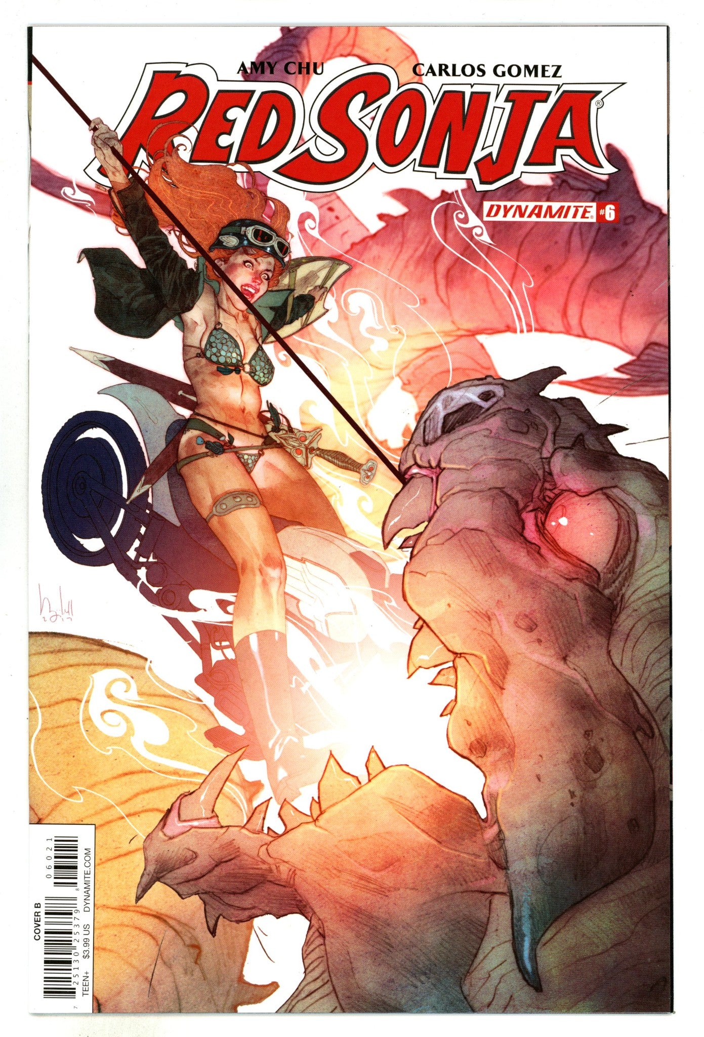 Red Sonja Vol 4 6 High Grade (2017) Caldwell Variant 