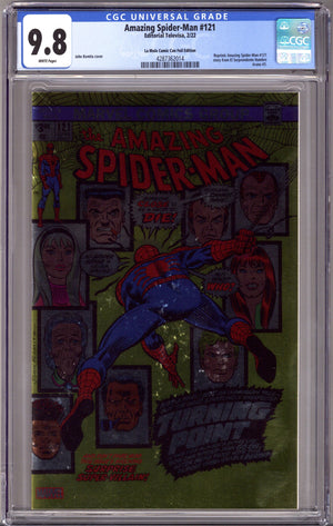 Amazing Spider-Man 121 CGC 9.8 (NM/M) Facsimile Edition (2023) Foil Exclusive Variant