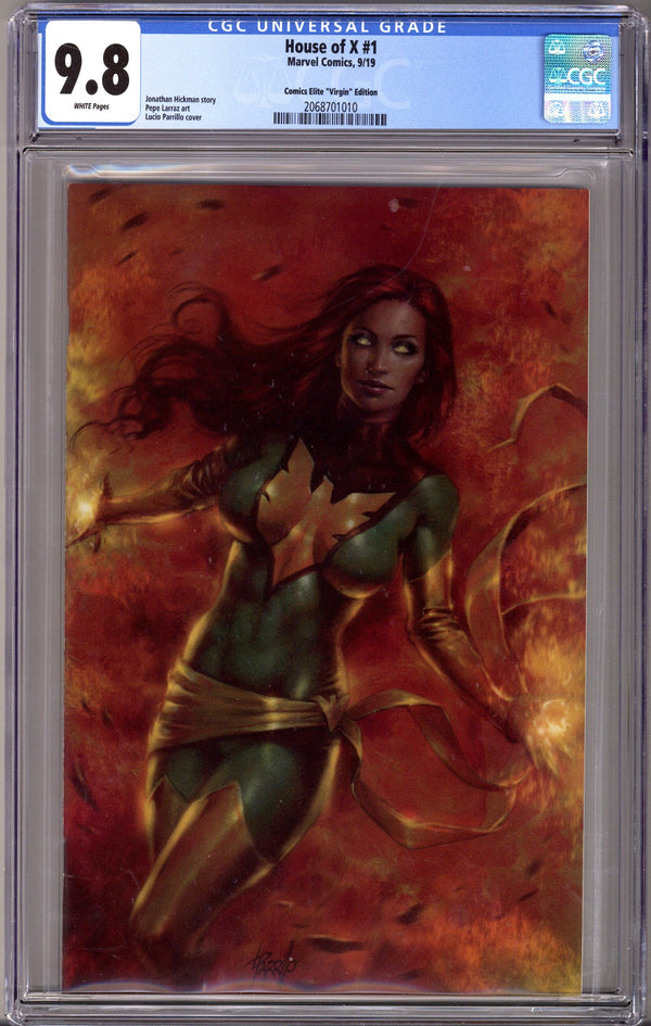 House of X 1 Parrillo Virgin Exclusive Variant CGC 9.8 (2019)