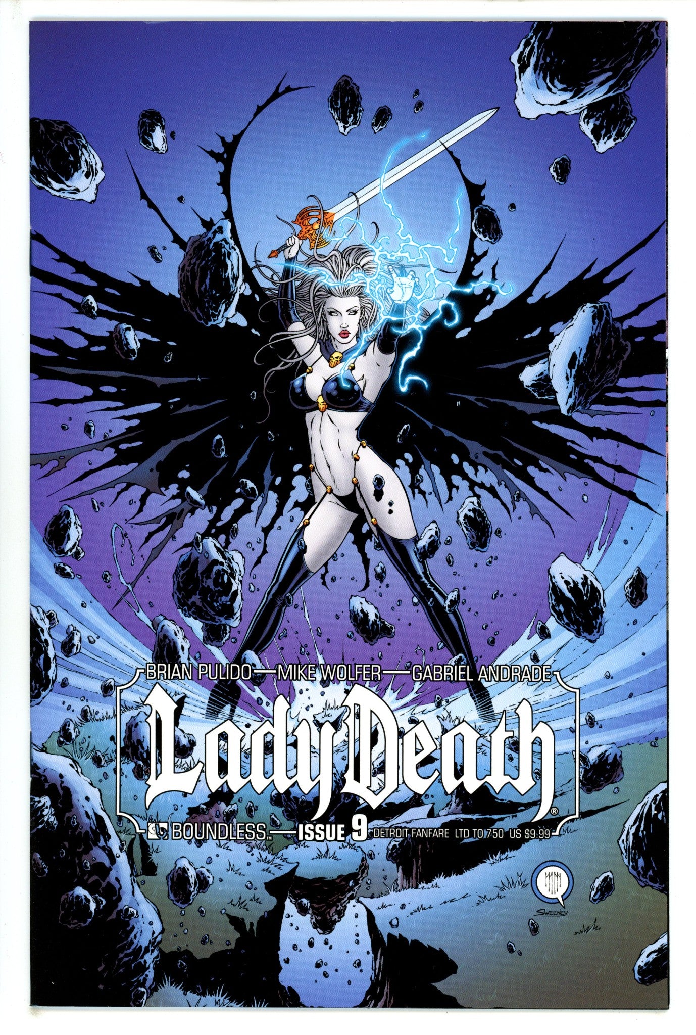 Lady Death Vol 3 9 Martin Variant (2011)