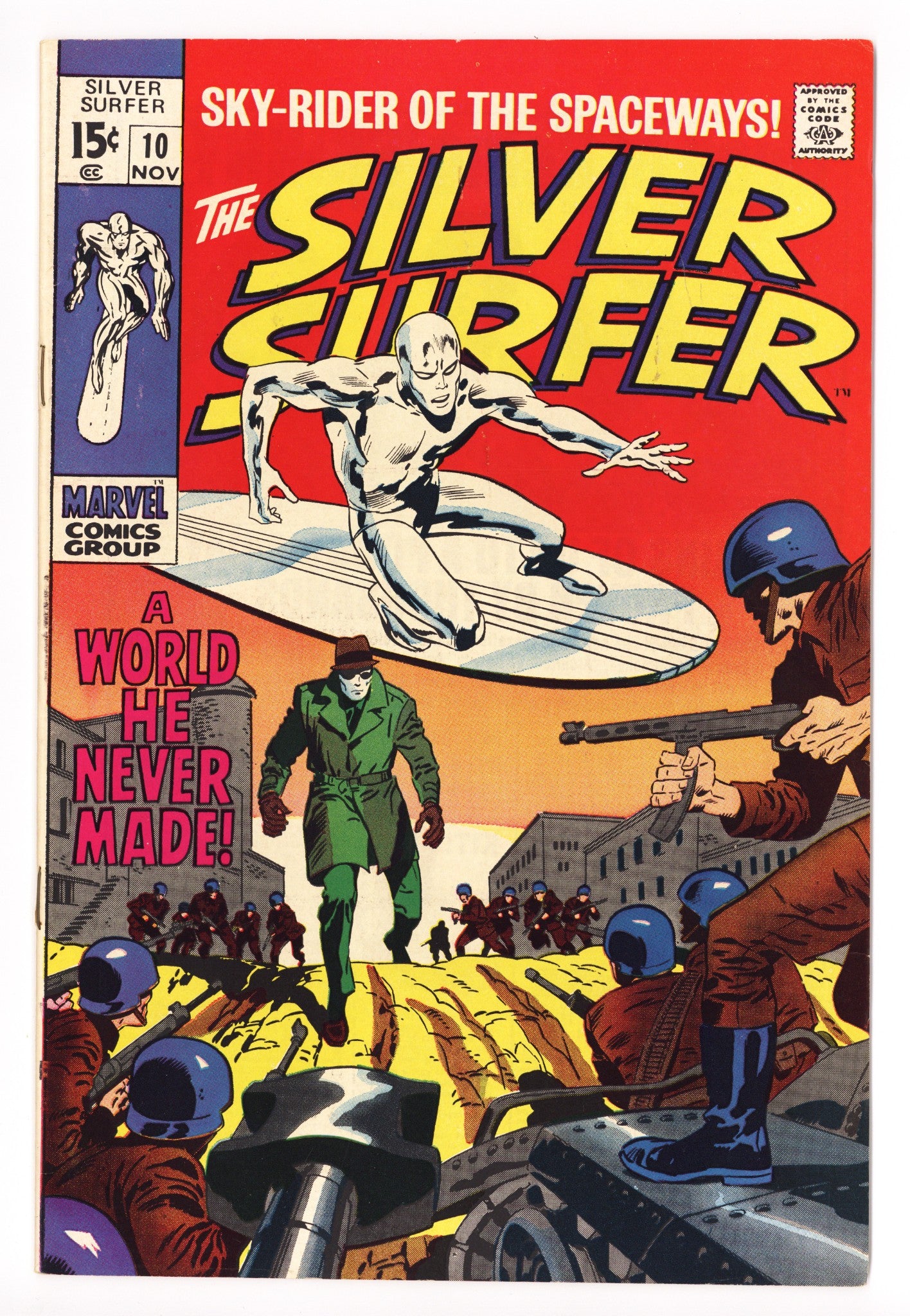 The Silver Surfer Vol 1 10 VF+ (8.5) (1969) 