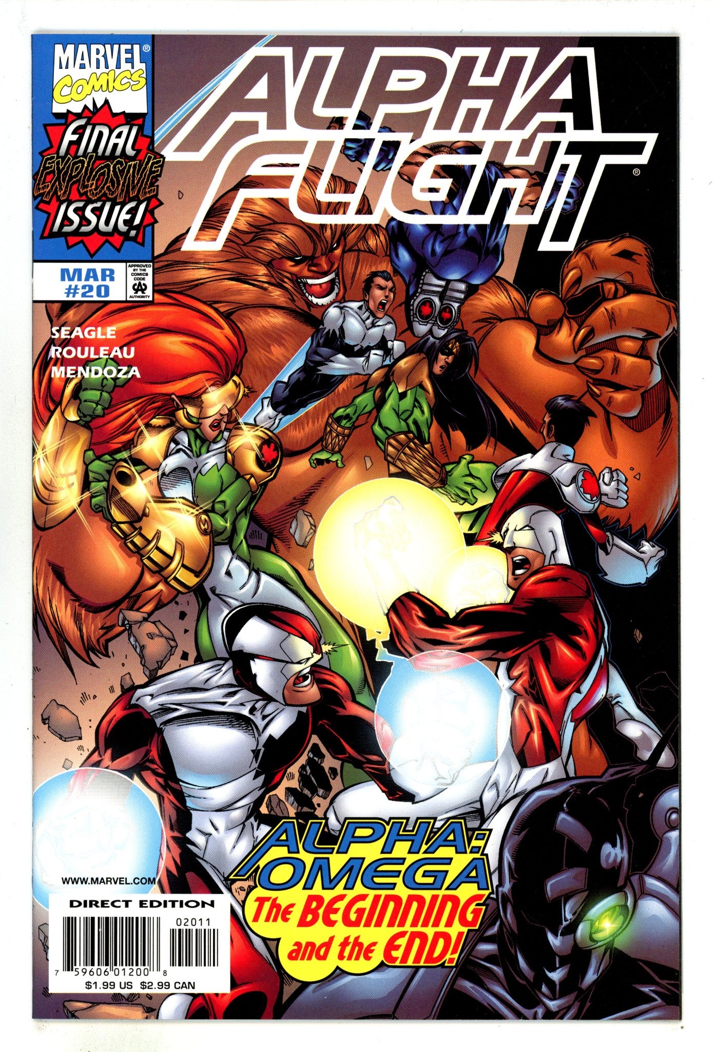 Alpha Flight Vol 2 20 High Grade (1999) 