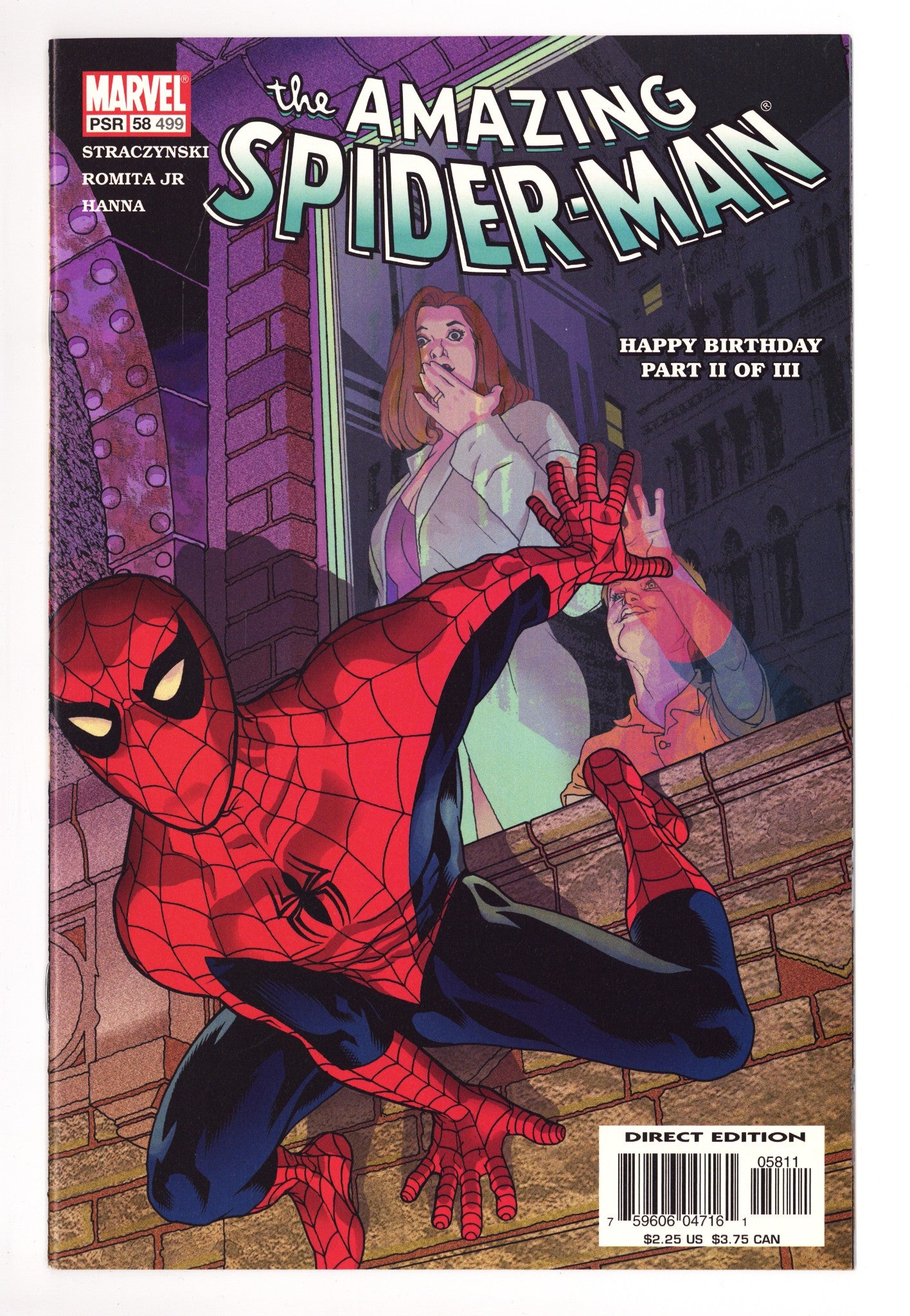 The Amazing Spider-Man Vol 2 58 (499) High Grade (2003) 