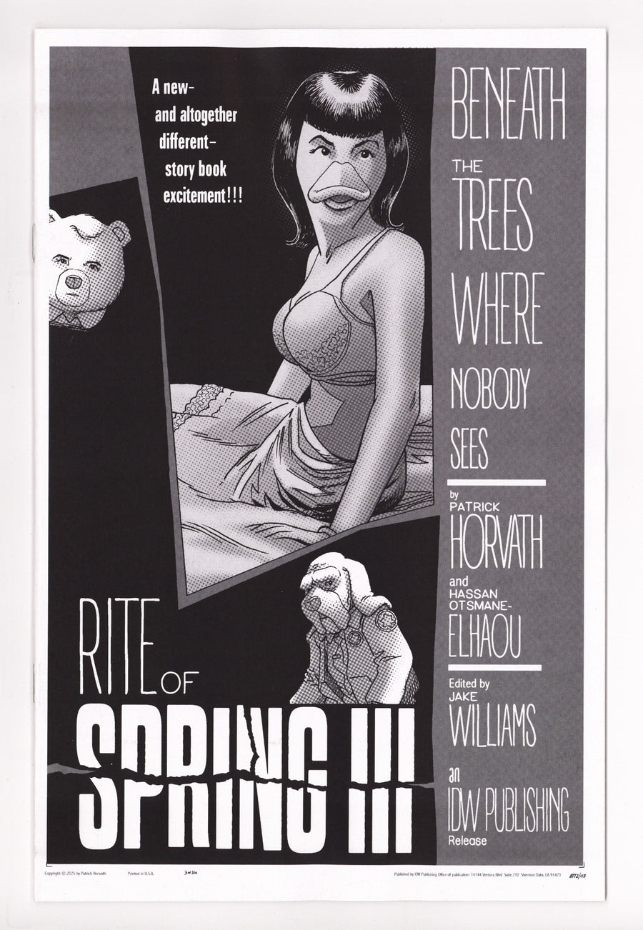 Beneath The Trees Where Nobody Sees: Rite Of Spring 3 Fleecs B&W Homage Incentive NM- (2025)