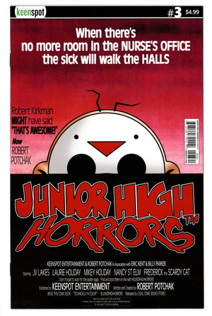 Junior High Horrors 3 High Grade (2019) Parker Homage Variant