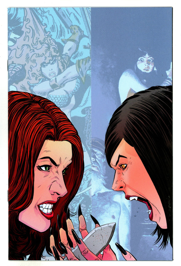 Vampirella / Red Sonja 8 High Grade (2020) Moss Virgin Incentive Variant