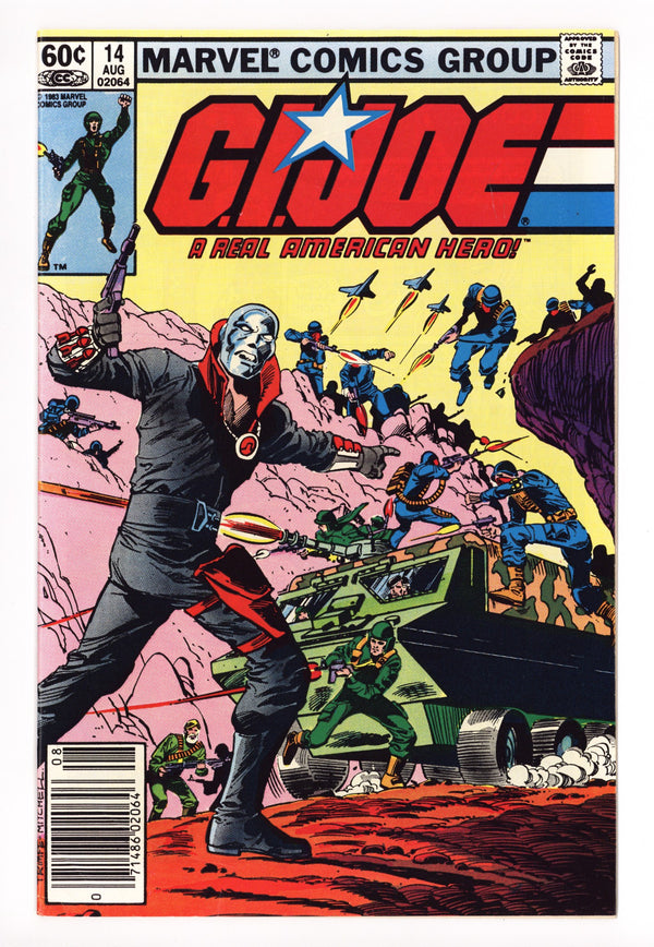 G.I. Joe, A Real American Hero 14 Low Grade (1983) Newsstand