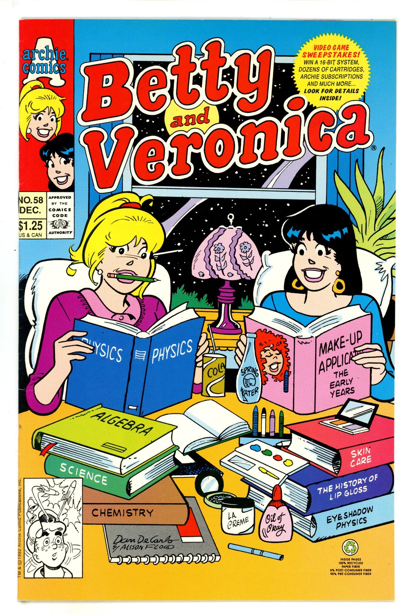Betty and Veronica Vol 1 58 Mid Grade (1992) 