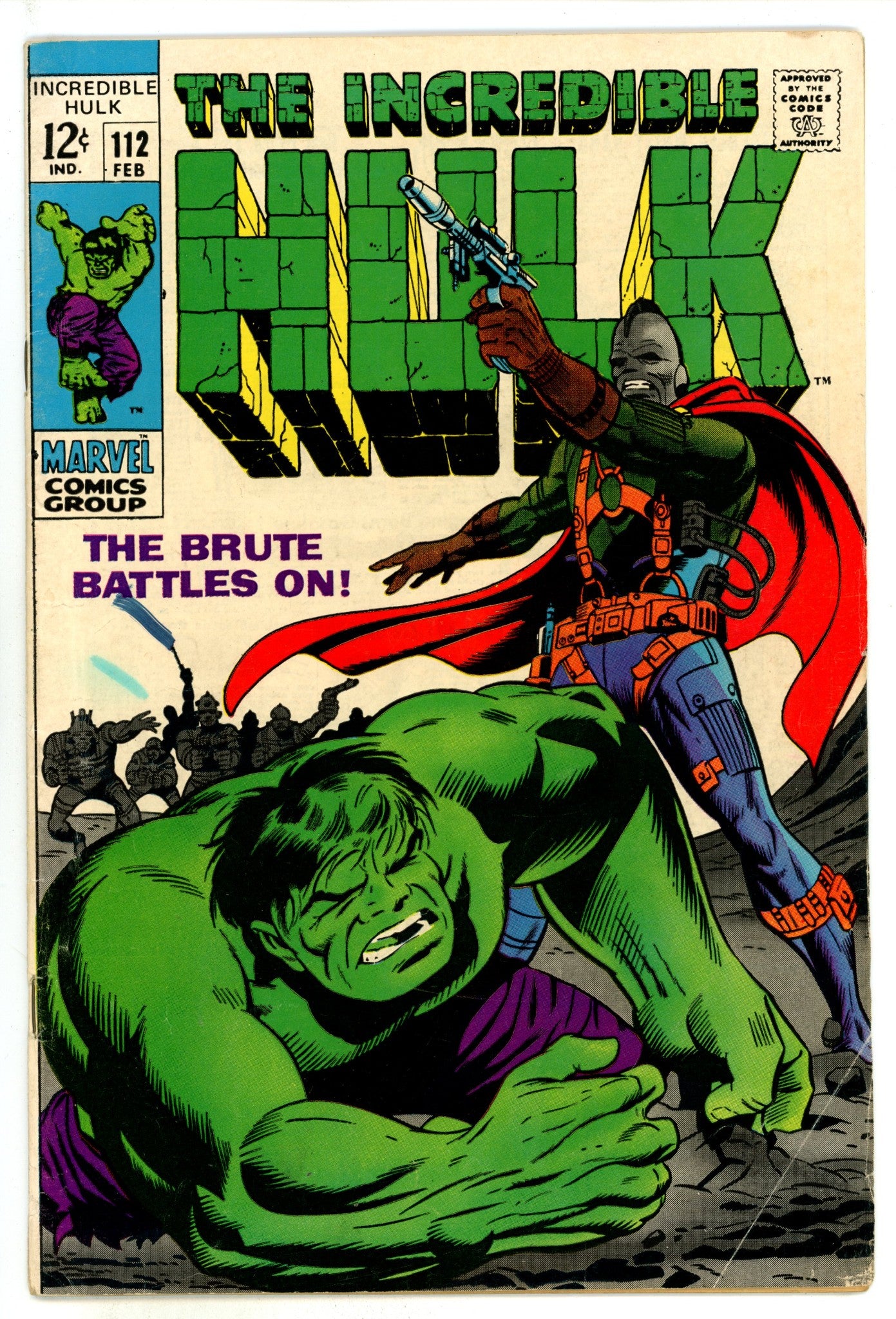 The Incredible Hulk Vol 1 112 VG+ (4.5) (1969) 