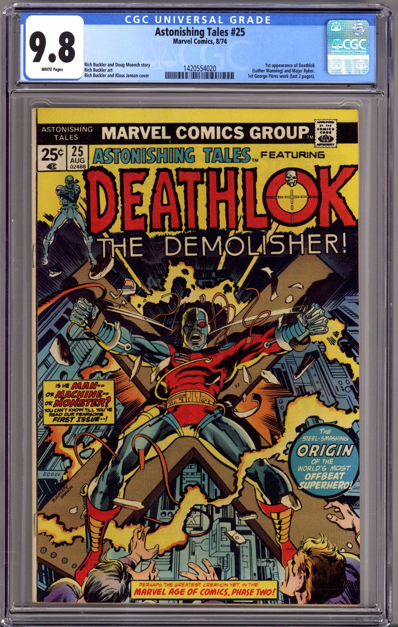 Astonishing Tales Vol 1 25 CGC 9.8 (NM/M) (1974) 