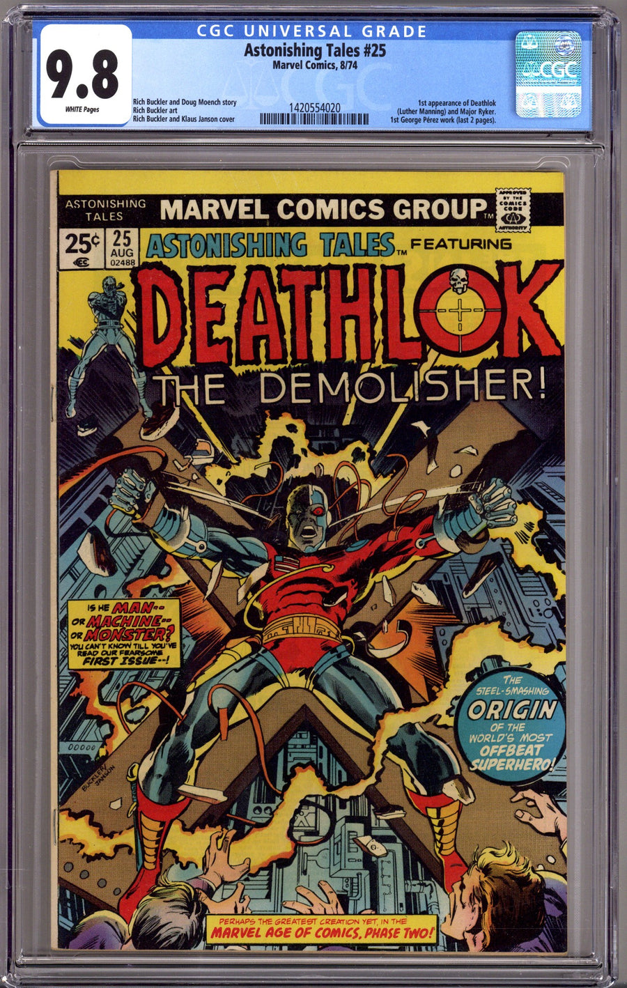 Astonishing Tales Vol 1 25 CGC 9.8 (NM/M) (1974) 