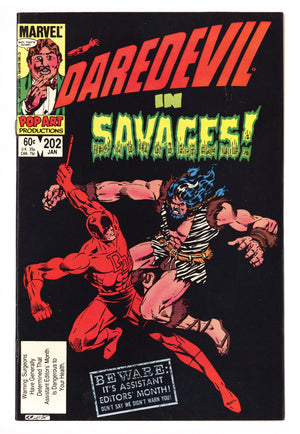 Daredevil Vol 1 202 Mid Grade (1984) 