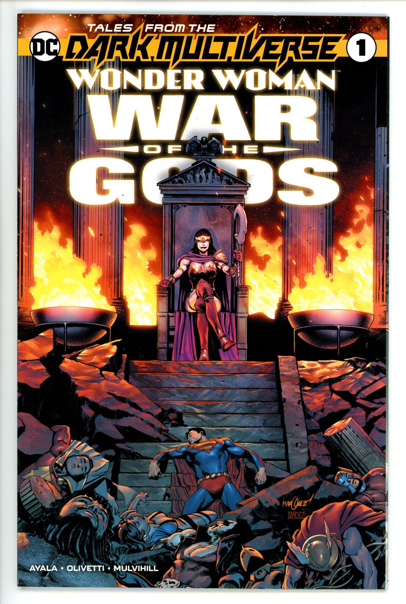 Tales from the Dark Multiverse: Wonder Woman: War of the Gods 1 High Grade (2021) 
