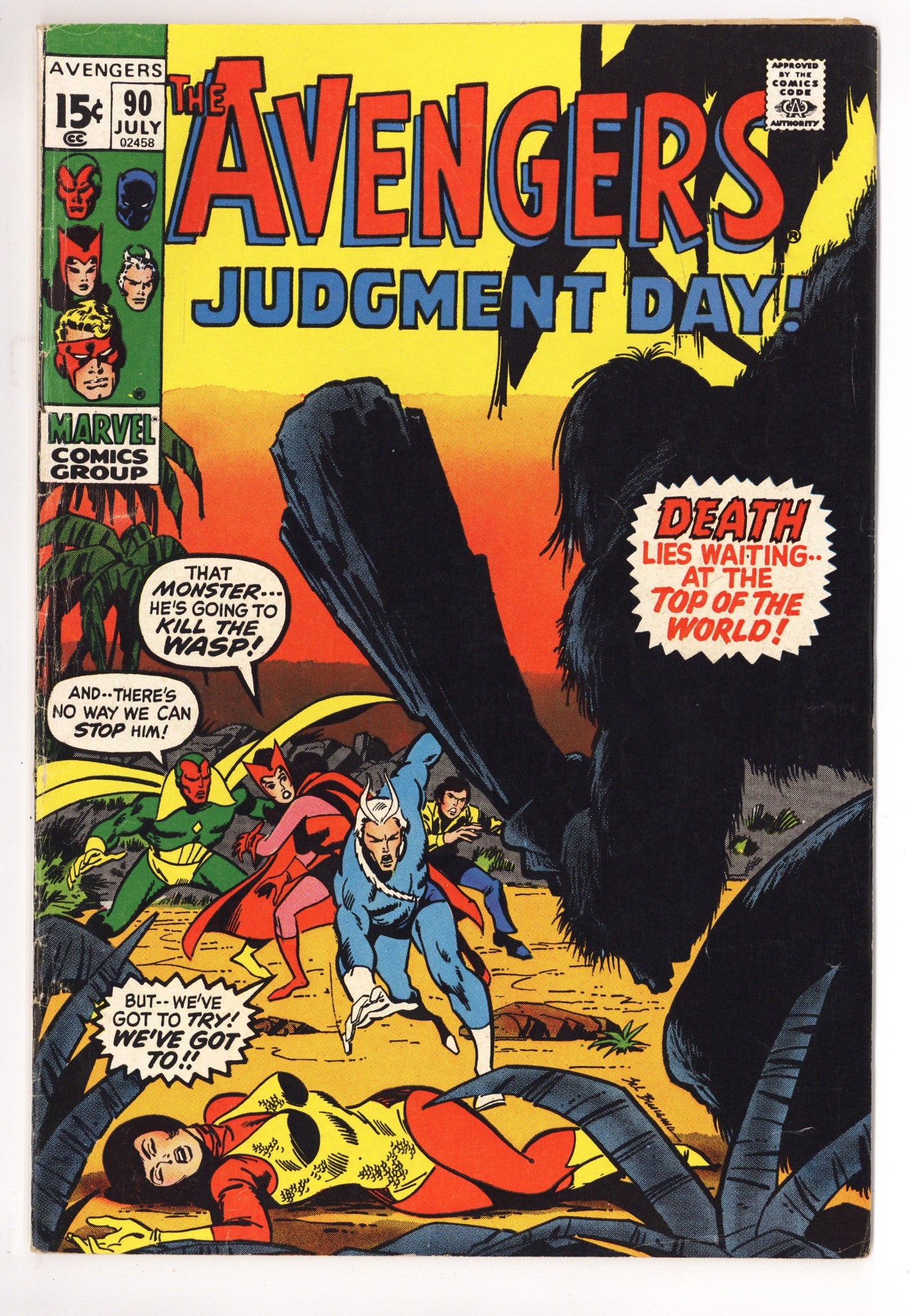 The Avengers Vol 1 90 VG+ (4.5) (1971) 