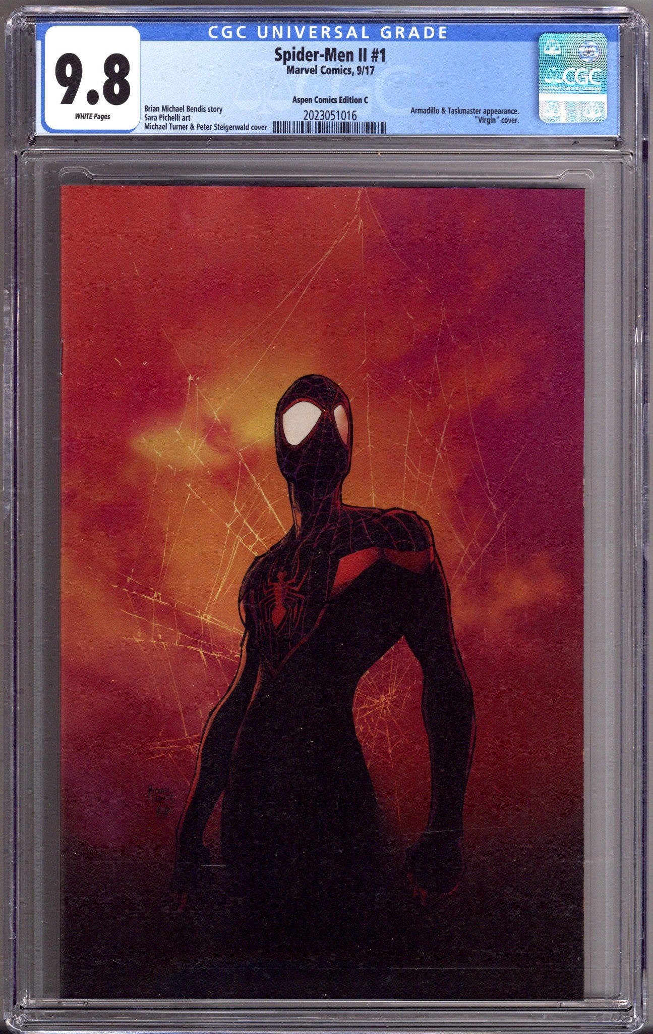 Spider-Men II   1 CGC 9.8 (NM/M)   (2017) Turner Virgin   Exclusive Variant  
