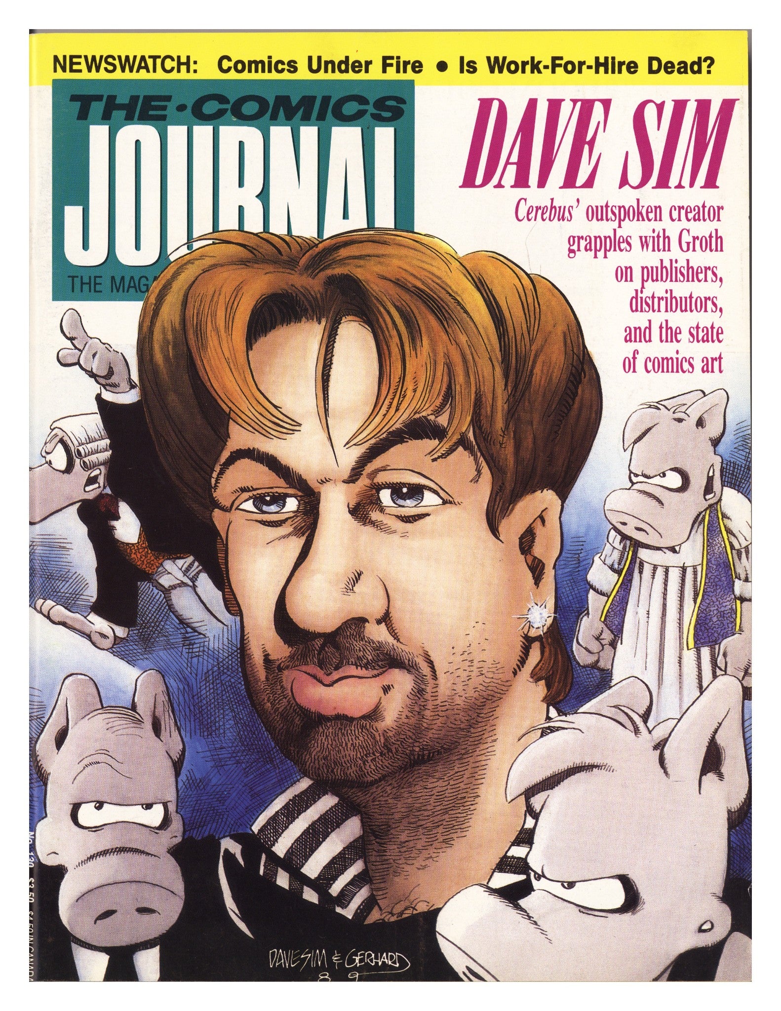 The Comics Journal 130 Mid Grade (1989) 