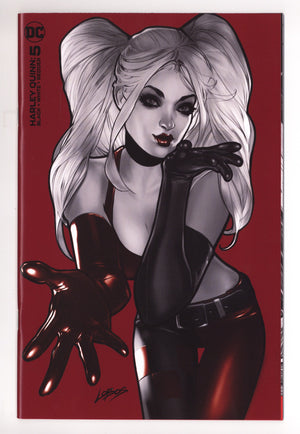 Harley Quinn: Black + White + Redder 5 High Grade (2024) Villalobos Minimal Trade Dress Exclusive Variant