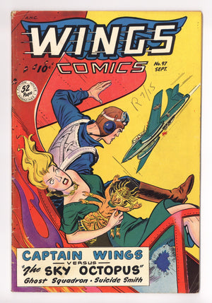 Wings Comics 97 FN (6.0) (1948) 