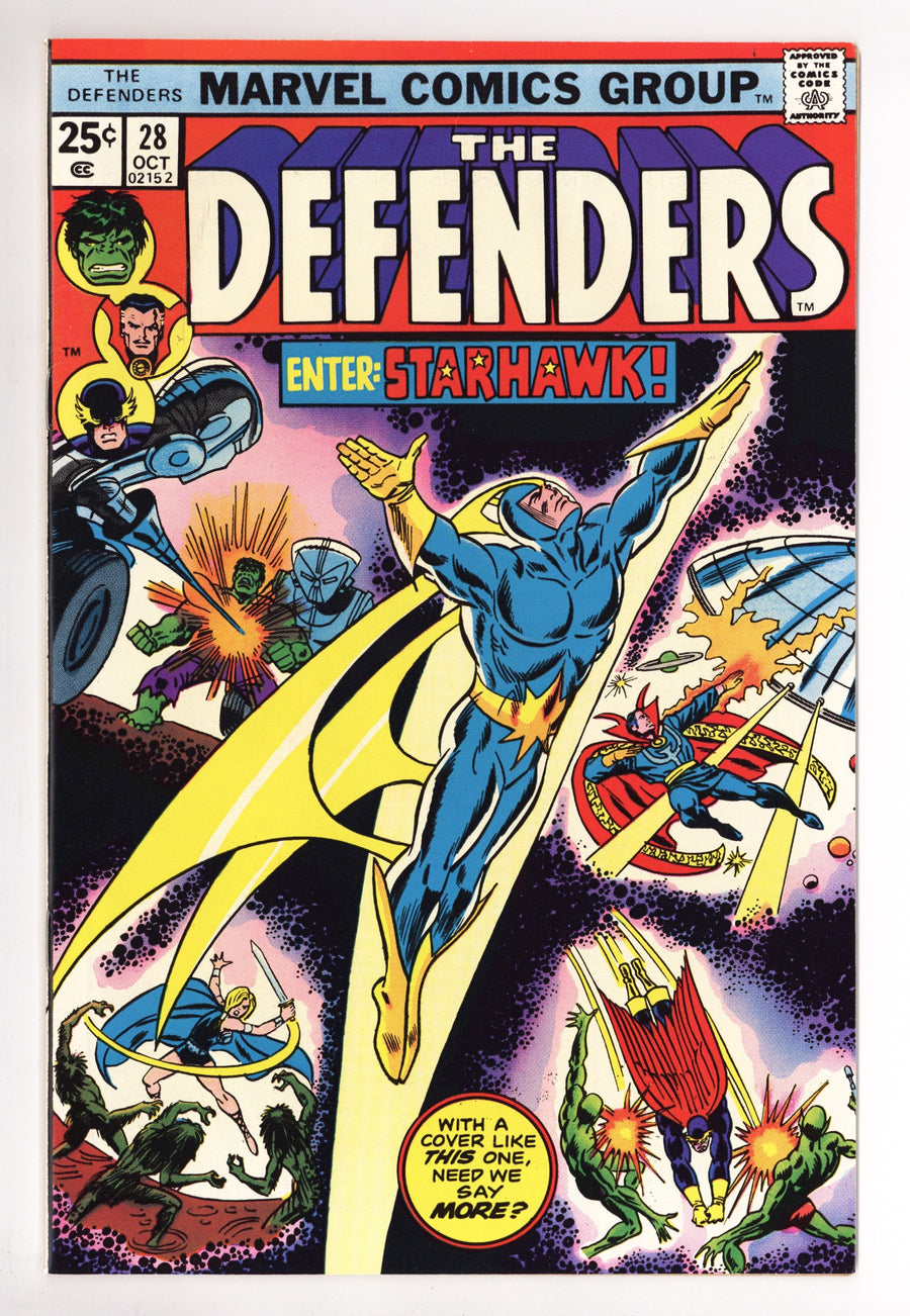 The Defenders Vol 1 28 NM- (9.2) (1975) 