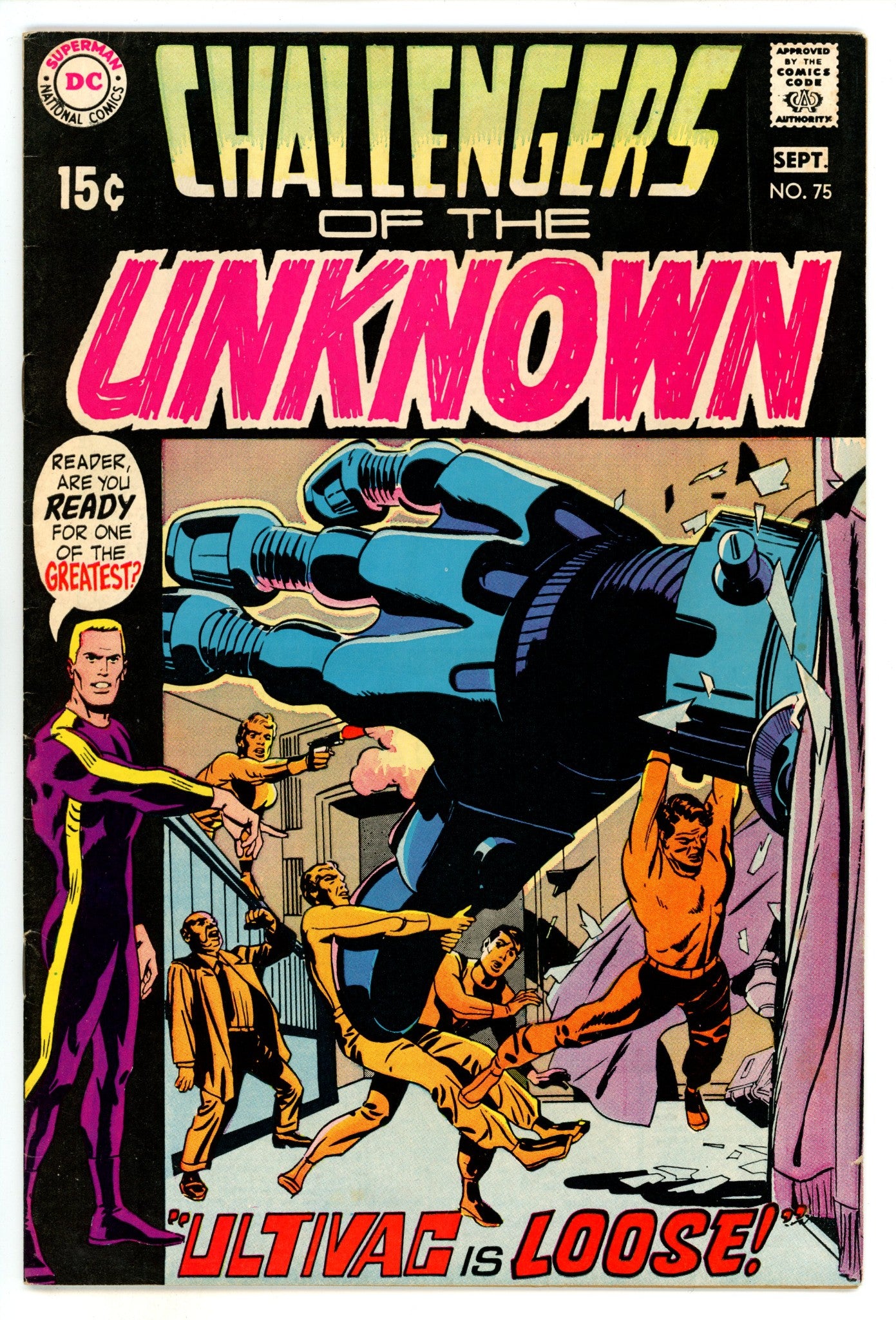 Challengers of the Unknown Vol 1 75 FN- (5.5) (1970) 