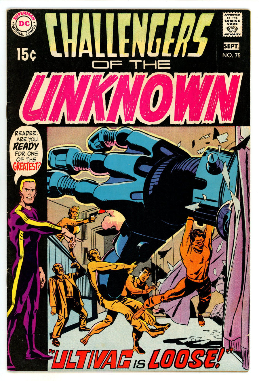 Challengers of the Unknown Vol 1 75 FN- (5.5) (1970) 