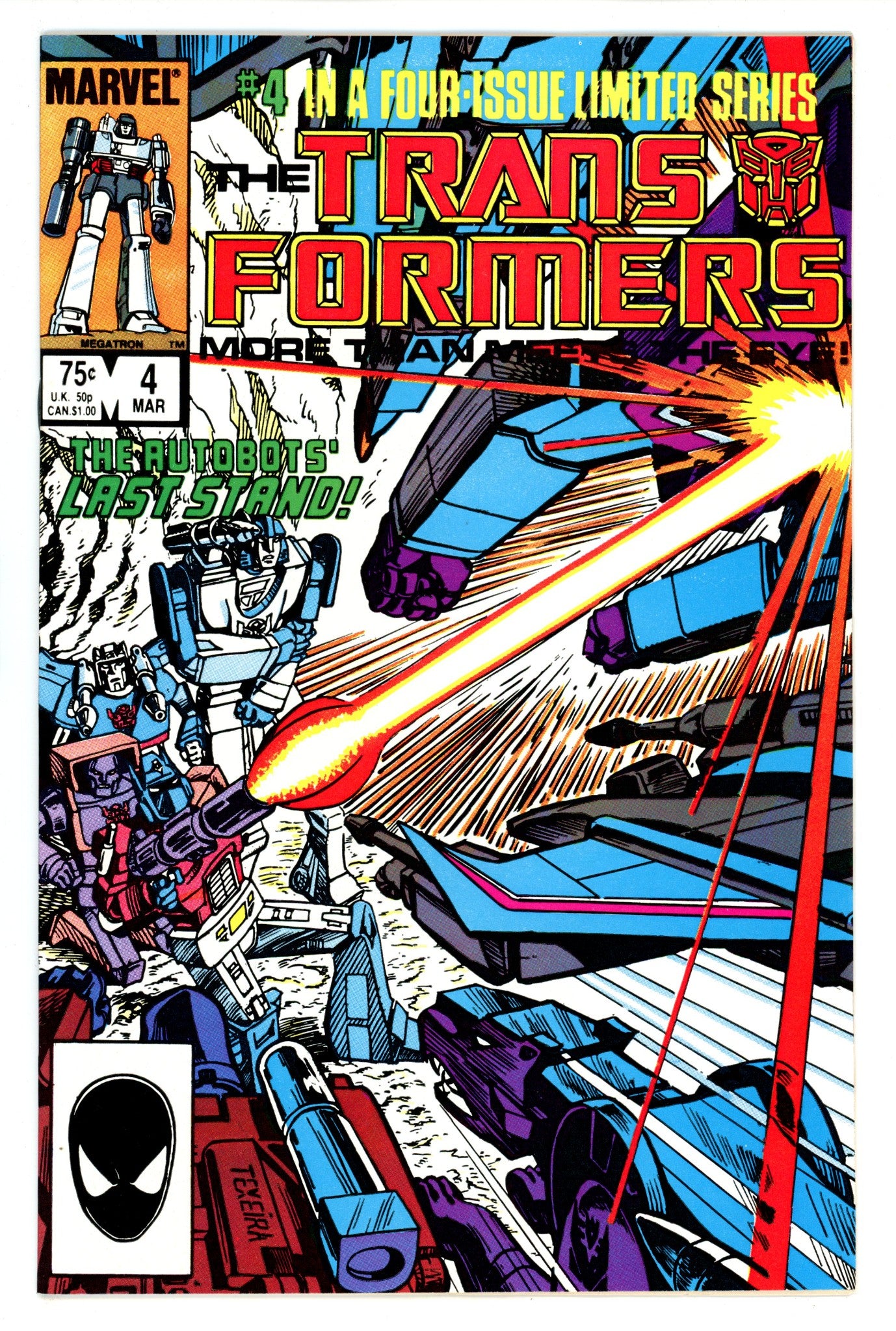 The Transformers 4 VF/NM (9.0) (1985) 