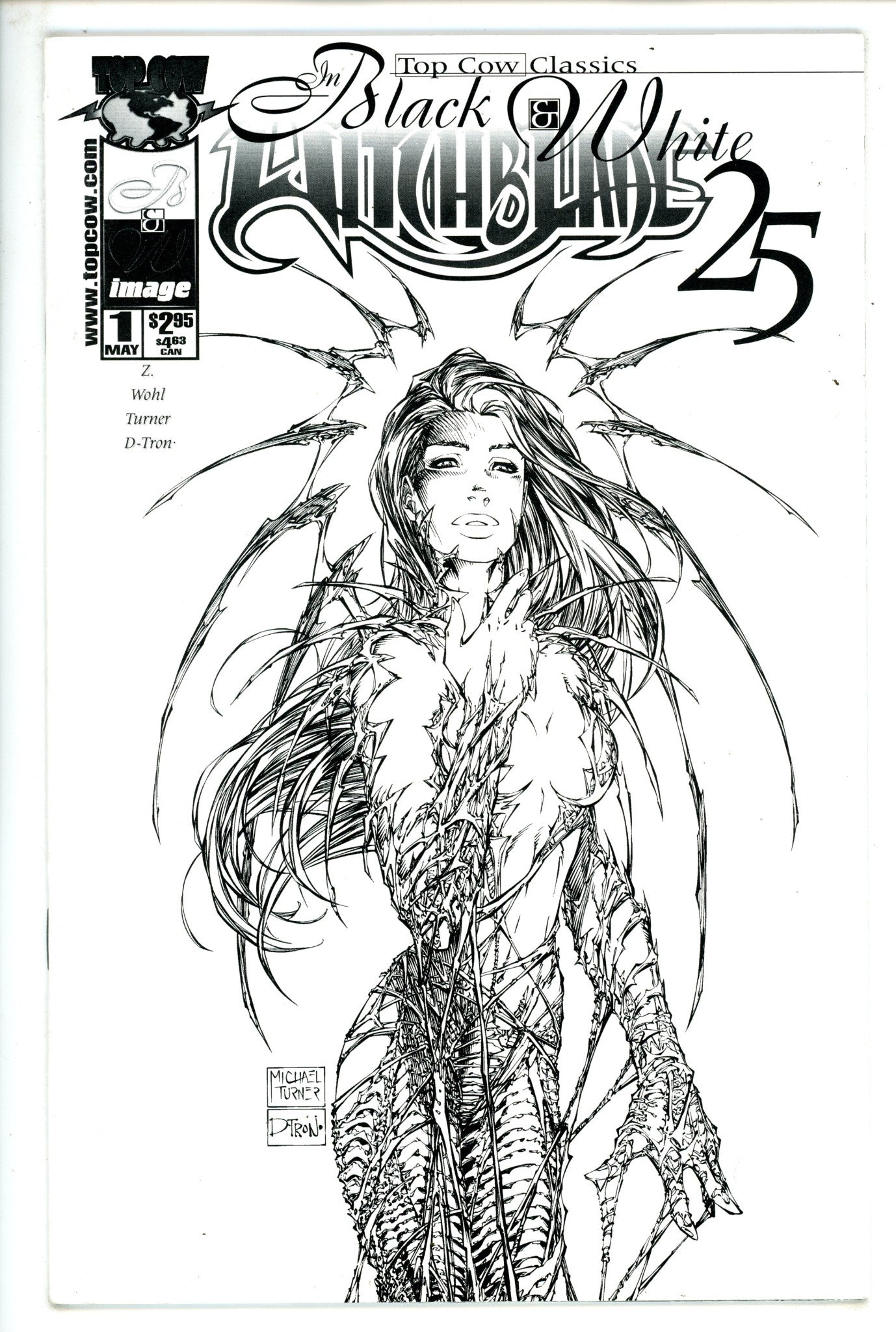 Top Cow Classics in Black and White: Witchblade 25 Turner Variant FN (2000)