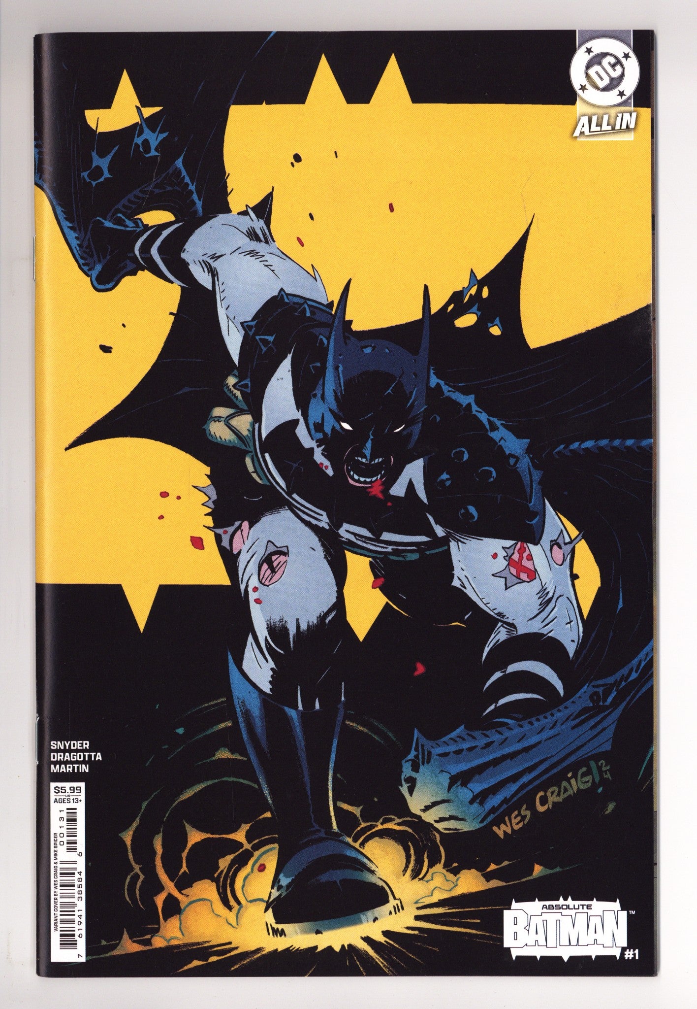 Absolute Batman 1 VF (8.0) (2024) Craig Variant 